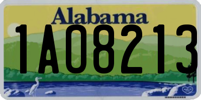 AL license plate 1AO8213