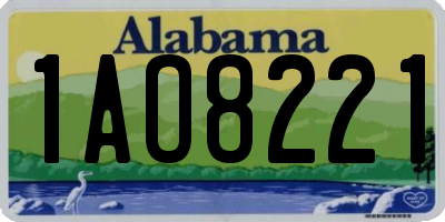 AL license plate 1AO8221