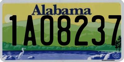 AL license plate 1AO8237