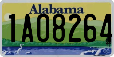 AL license plate 1AO8264