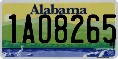 AL license plate 1AO8265