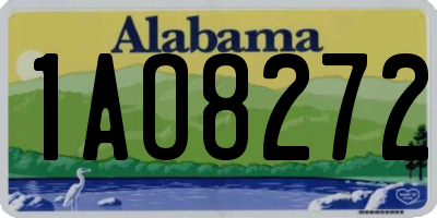 AL license plate 1AO8272