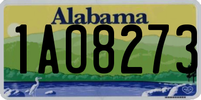 AL license plate 1AO8273
