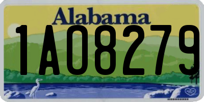 AL license plate 1AO8279