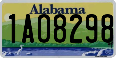 AL license plate 1AO8298