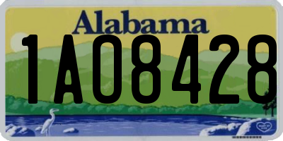 AL license plate 1AO8428
