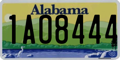 AL license plate 1AO8444