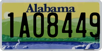 AL license plate 1AO8449