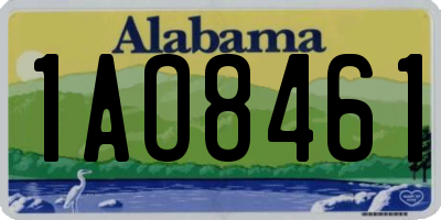 AL license plate 1AO8461