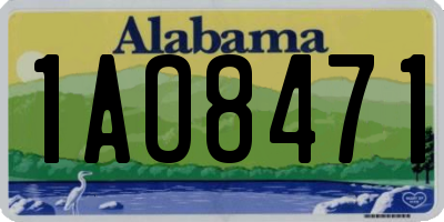 AL license plate 1AO8471