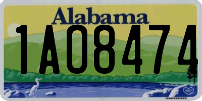 AL license plate 1AO8474