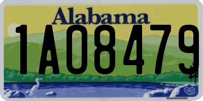 AL license plate 1AO8479