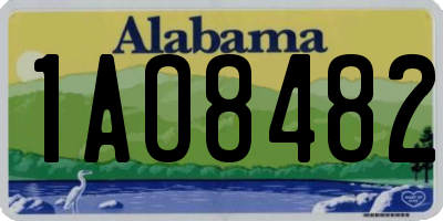AL license plate 1AO8482