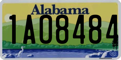 AL license plate 1AO8484