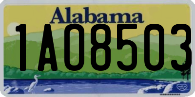 AL license plate 1AO8503