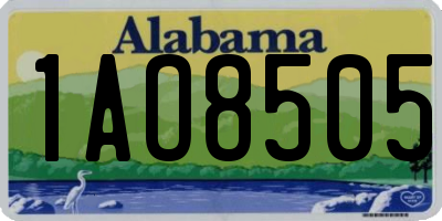 AL license plate 1AO8505