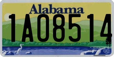 AL license plate 1AO8514