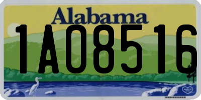AL license plate 1AO8516