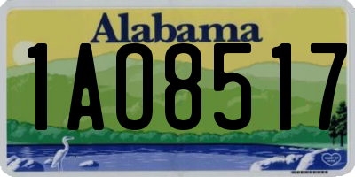 AL license plate 1AO8517