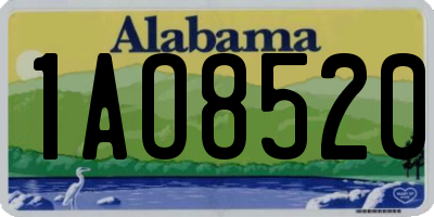 AL license plate 1AO8520