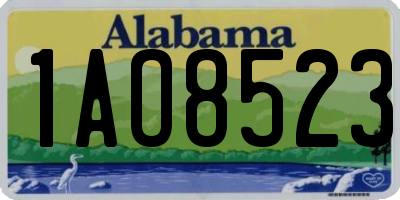 AL license plate 1AO8523