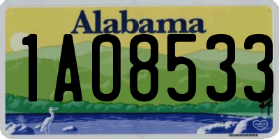 AL license plate 1AO8533