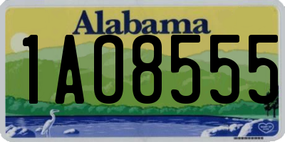 AL license plate 1AO8555