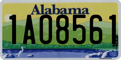 AL license plate 1AO8561