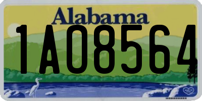 AL license plate 1AO8564