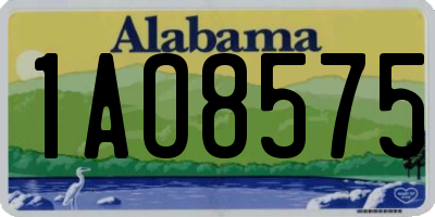 AL license plate 1AO8575