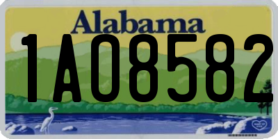 AL license plate 1AO8582