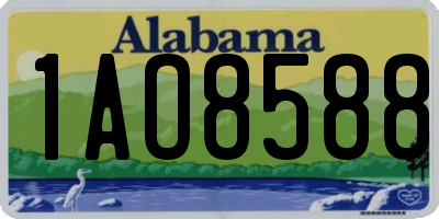 AL license plate 1AO8588