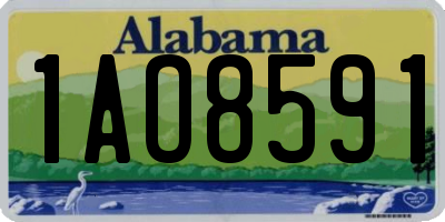 AL license plate 1AO8591