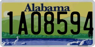 AL license plate 1AO8594