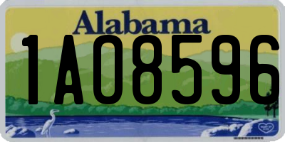 AL license plate 1AO8596