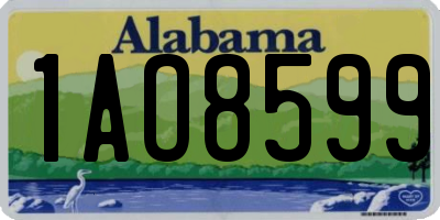 AL license plate 1AO8599