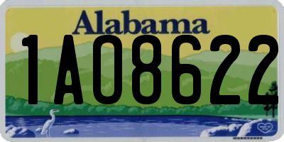 AL license plate 1AO8622