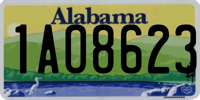 AL license plate 1AO8623