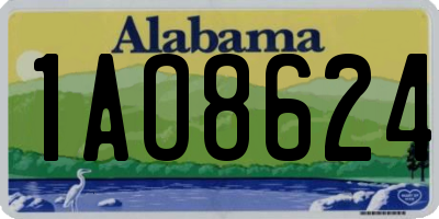 AL license plate 1AO8624