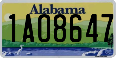 AL license plate 1AO8647