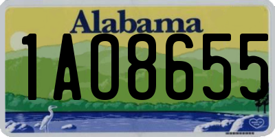 AL license plate 1AO8655