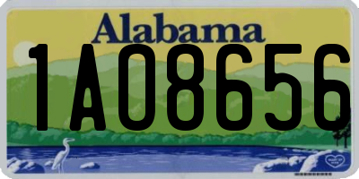 AL license plate 1AO8656