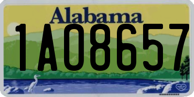 AL license plate 1AO8657