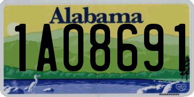 AL license plate 1AO8691