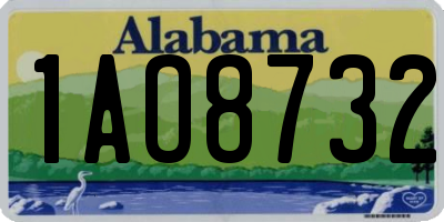 AL license plate 1AO8732