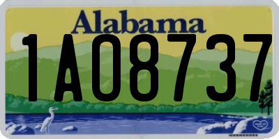 AL license plate 1AO8737