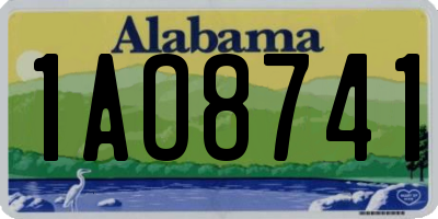 AL license plate 1AO8741