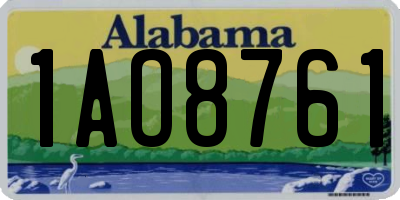 AL license plate 1AO8761
