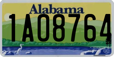 AL license plate 1AO8764