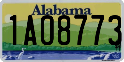 AL license plate 1AO8773